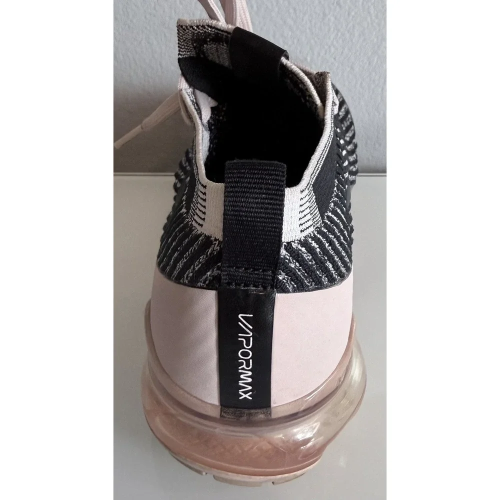 Nike Air VaporMax Flyknit 3 Black & Barely Rose | Women's Shoes (Size: 7)